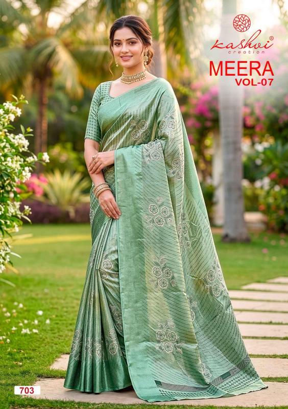 Kashvi meera vol 7 saree prices and discounts available